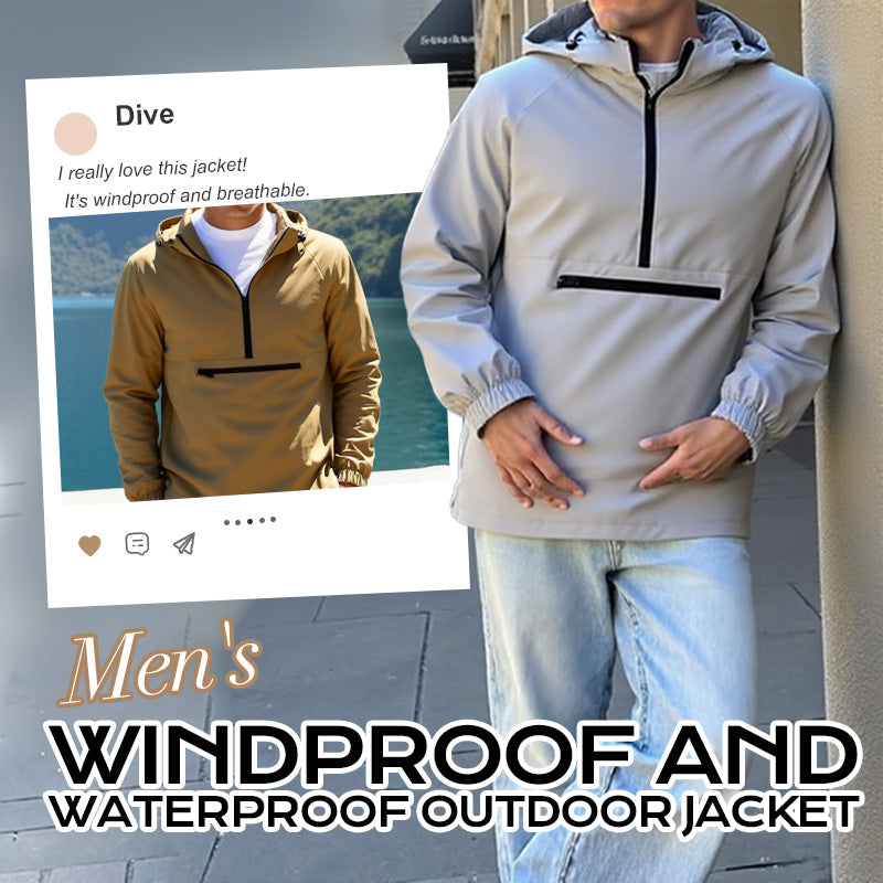 💥2025 Fall Hot Sale🎉Men's Windproof and Waterproof Outdoor Jacket