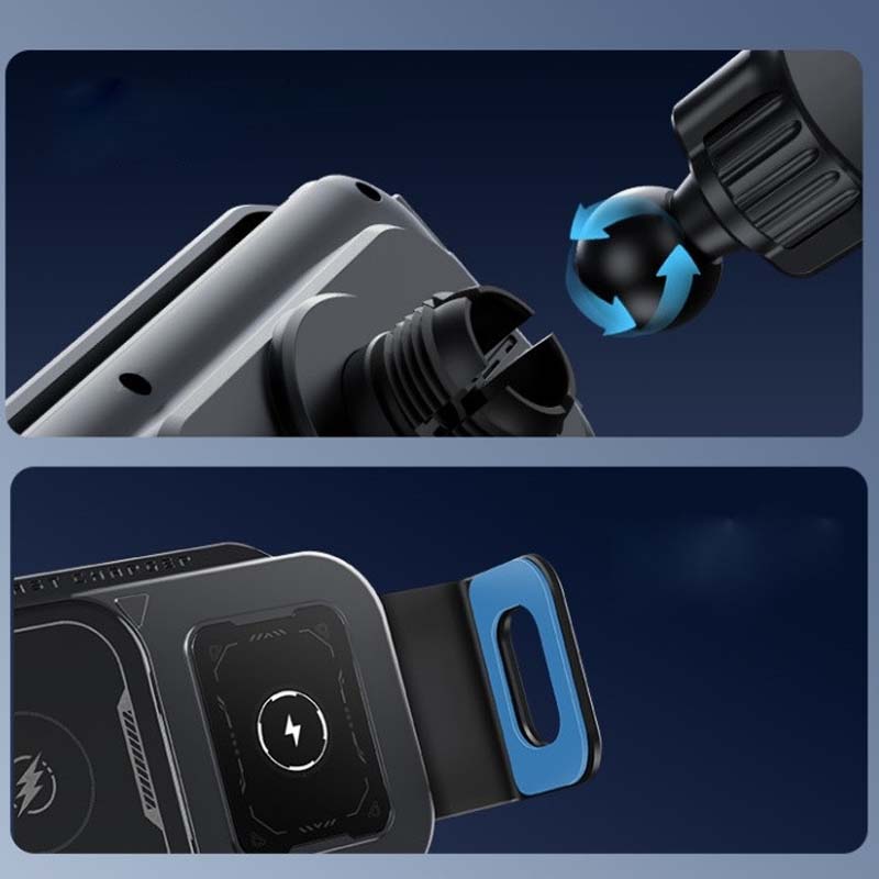 📱Last Day Special Sale 50% OFF⚡2-in-1 Foldable Car Phone Holder & Wireless Charger