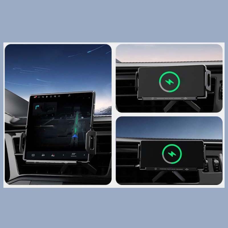 📱Last Day Special Sale 50% OFF⚡2-in-1 Foldable Car Phone Holder & Wireless Charger