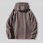 [Meilleur cadeau pour lui] Veste à capuche chaude en fausse polaire double face pour homme