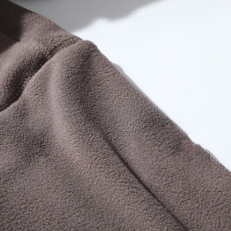 [Best Gift For Him] Men's Double-Faced Faux Fleece Warm Hooded Jacket