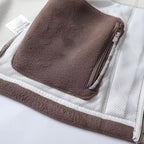 [Meilleur cadeau pour lui] Veste à capuche chaude en fausse polaire double face pour homme