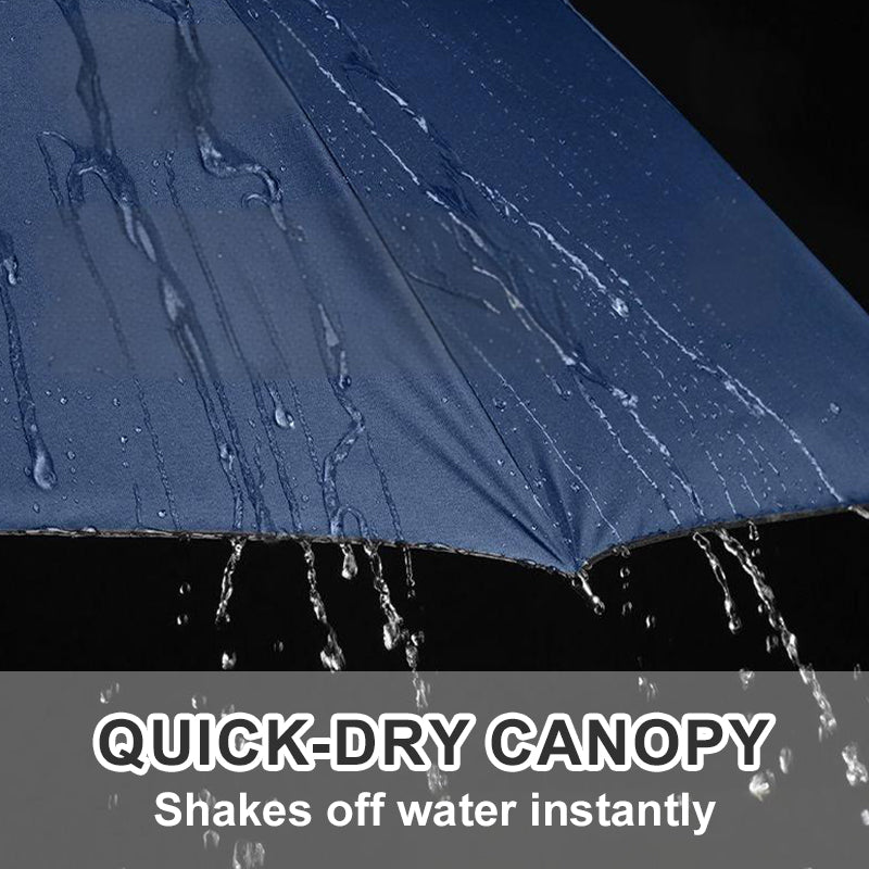 ☔12-Rib Large Foldable Windproof Umbrella