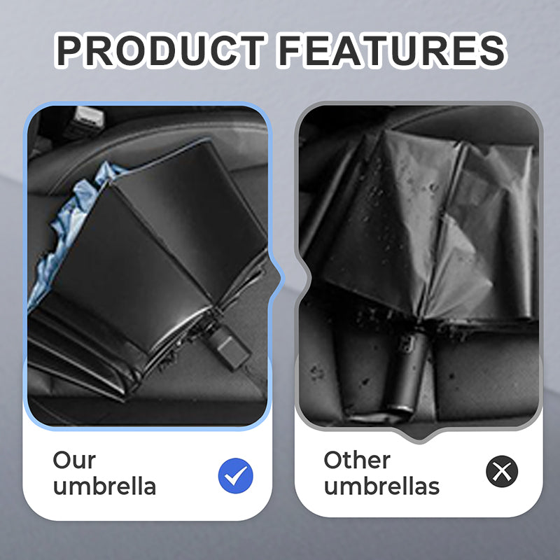 ☔12-Rib Large Foldable Windproof Umbrella