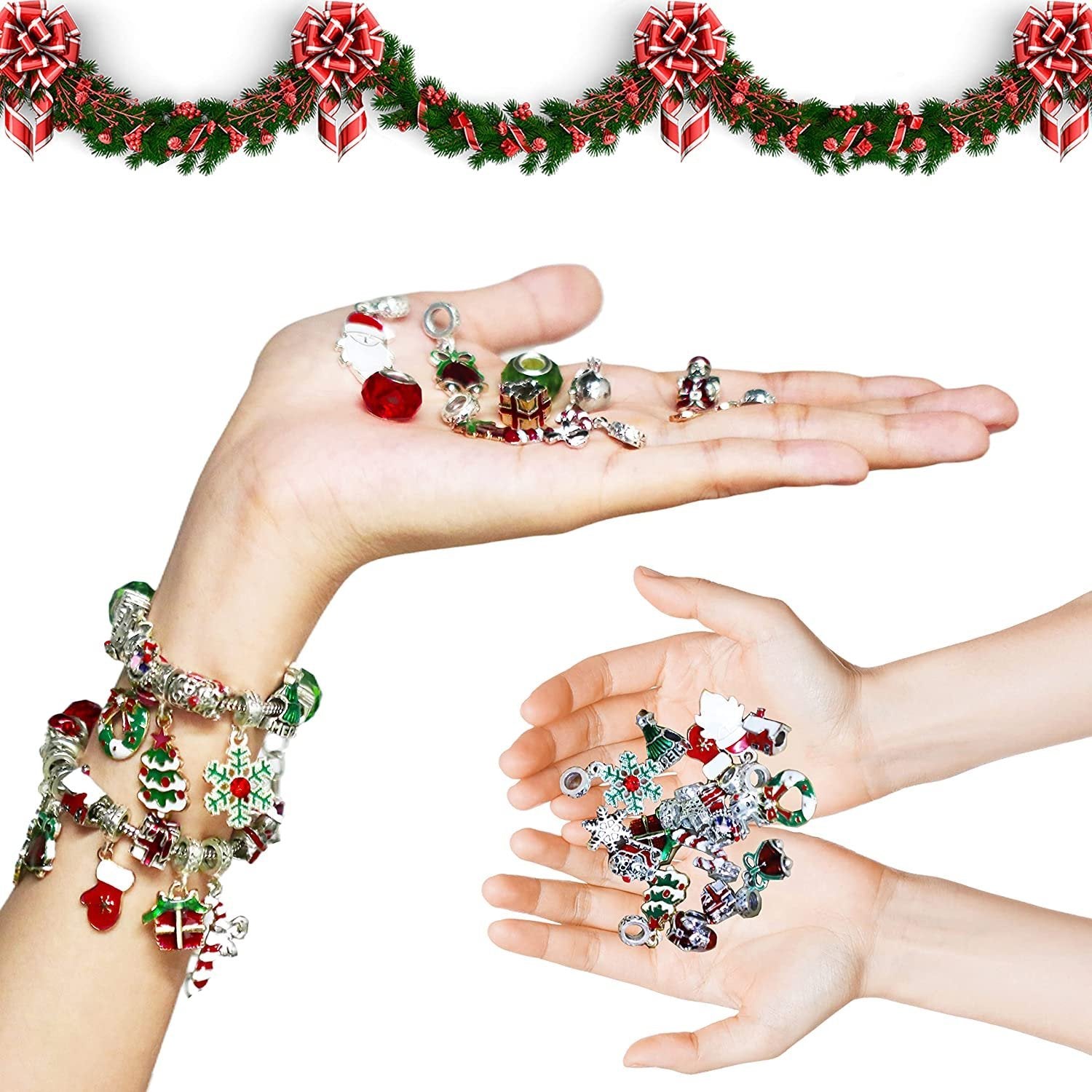 🎅Christmas Gift idea 50%OFF -🎁DIY Christmas Advent Calendar Bracelets Set