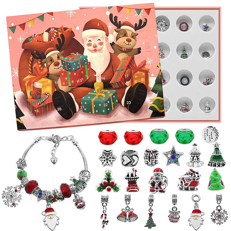 🎅Christmas Gift idea 50%OFF -🎁DIY Christmas Advent Calendar Bracelets Set