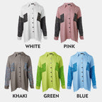 🔥Hot Sale 50% OFF⏳Women's Trendy Sequin Patchwork Coat with Raw Hem