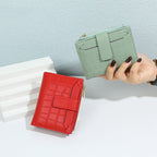 👛 50% OFF NOW! 💖 Women's Compact Solid Color Wallet - Slim Design with Multiple Card Slots, RFID Protection & Coin Pocket 🌸📦