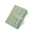 👛 50% OFF NOW! 💖 Women's Compact Solid Color Wallet - Slim Design with Multiple Card Slots, RFID Protection & Coin Pocket 🌸📦