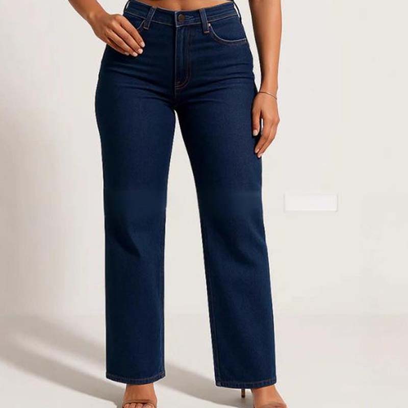 🔥 PROMOCIÓN DE ÚLTIMO DÍA - 50% DE DESCUENTO 🔥 Pantalones vaqueros de mujer de talle alto y pierna recta estilo vintage.
