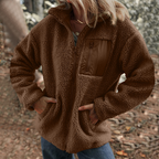 🎉Winter Hot Sale 50% Off🌹Women’s Warm Zip-Up Coat with Chest Pocket