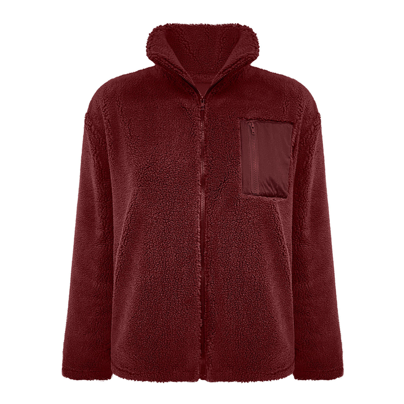 🎉Winter Hot Sale 50% Off🌹Women’s Warm Zip-Up Coat with Chest Pocket