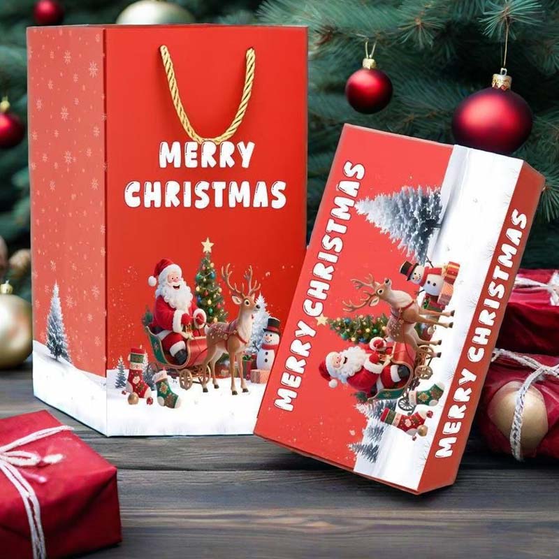 🎅🎄 Unique Folding Bouncing Christmas Gift Box