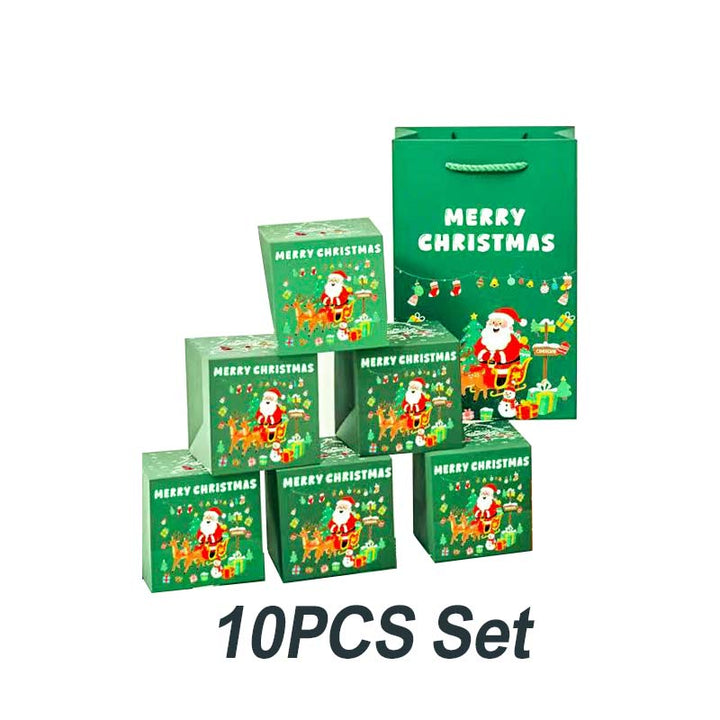 🎅🎄 Unique Folding Bouncing Christmas Gift Box