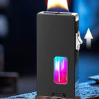 🔥Limited quantity, while stocks last🔥 Wide Flame Butane Lighter with LED Window & Shake Ignition