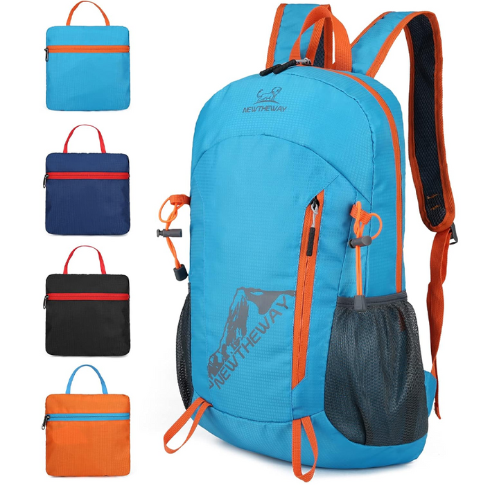 🔥 SISTE DAGS KAMPANJE - 50 % RABATT 🔥Sammenleggbar vanntett campingryggsekk