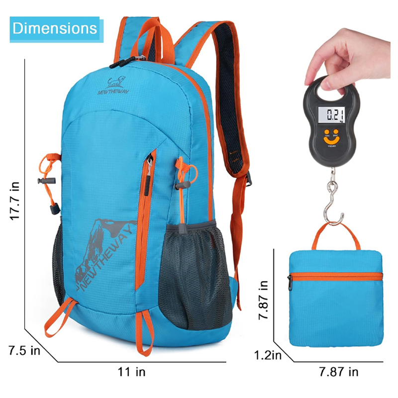 🔥 SISTE DAGS KAMPANJE - 50 % RABATT 🔥Sammenleggbar vanntett campingryggsekk