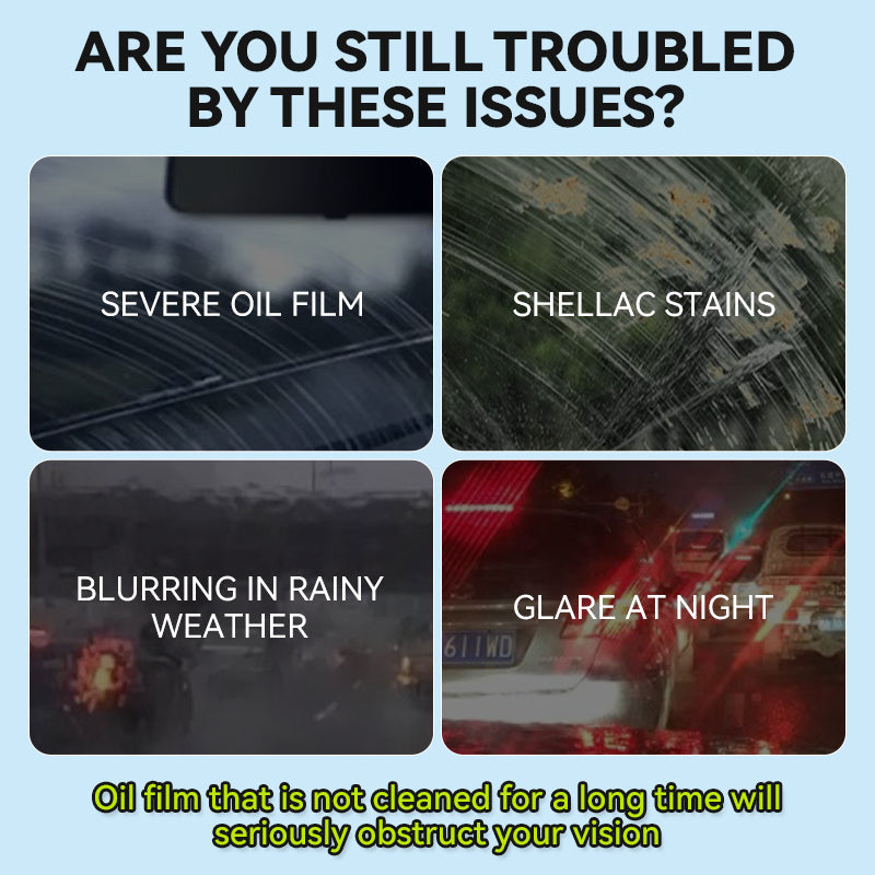 🏆Flash Sale 50K+ SOLD! 🔥Car Glass Oil Film Remover