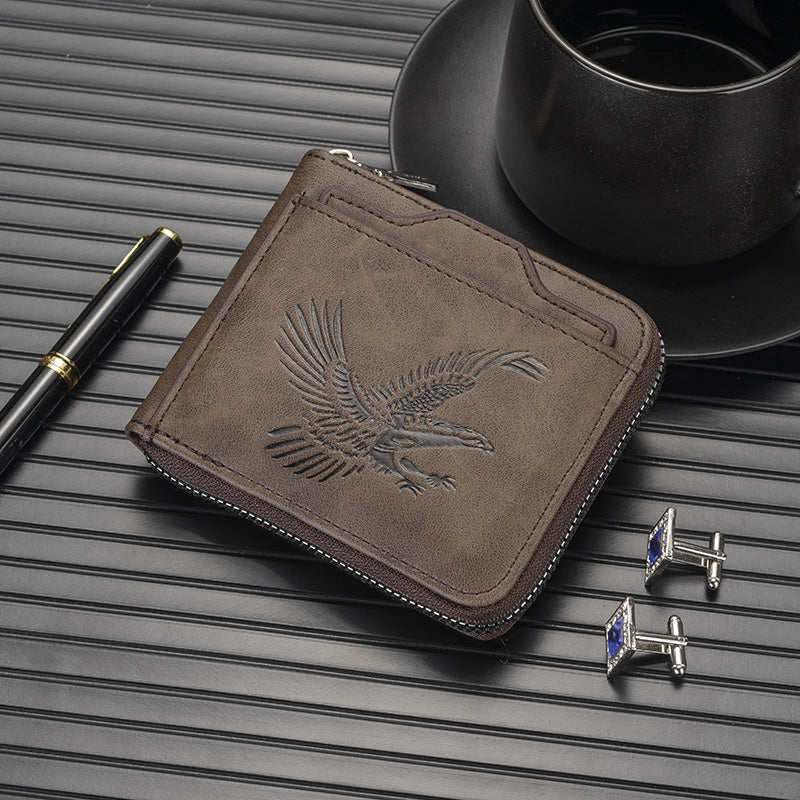 🔥2025 Hot Sale🔥Men's Eagle Embossed Wallet