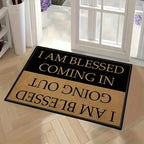 Funny Text Print Welcome Doormat
