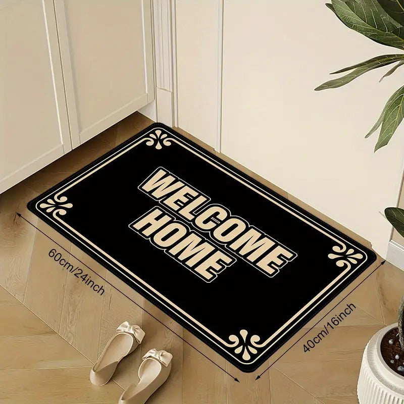 Funny Text Print Welcome Doormat