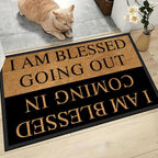 Funny Text Print Welcome Doormat