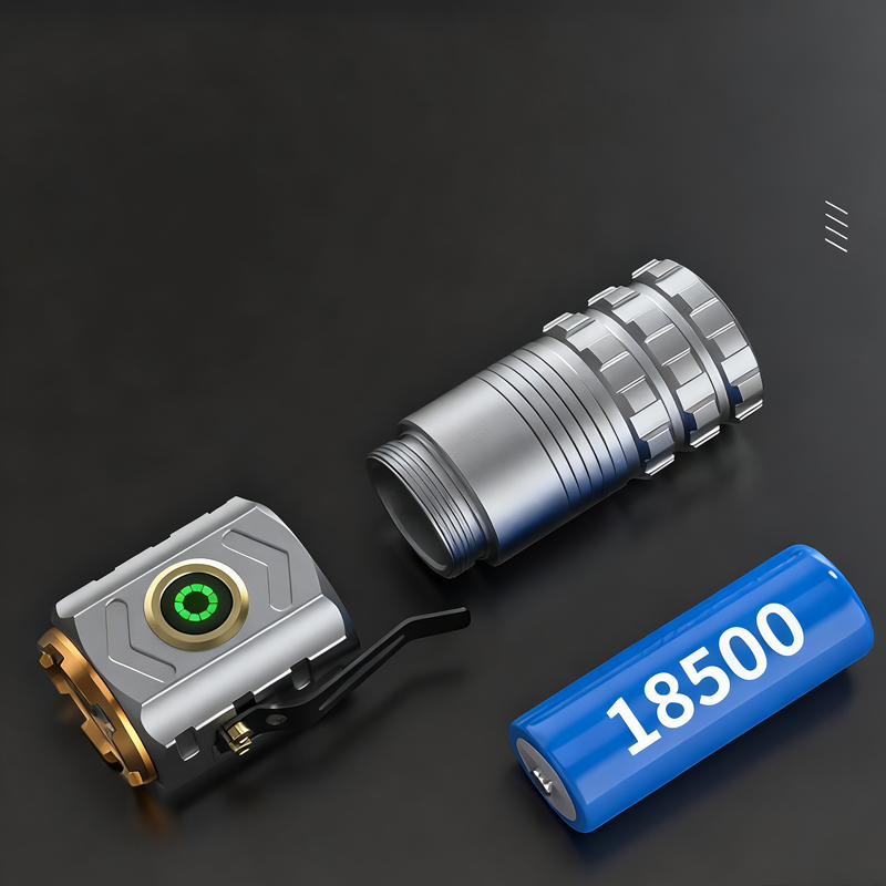 Mini Portable Flashlight with Rechargeable Battery