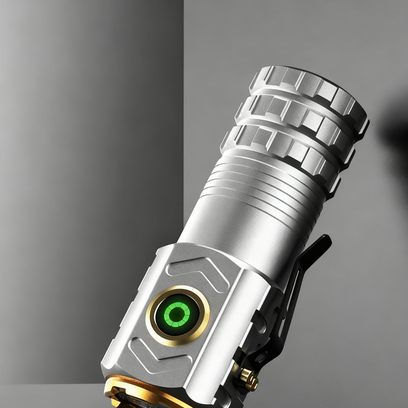 Mini Portable Flashlight with Rechargeable Battery