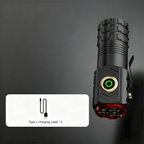 Mini Portable Flashlight with Rechargeable Battery