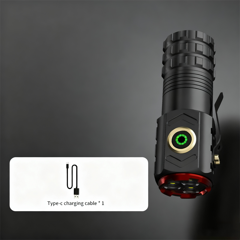Mini Portable Flashlight with Rechargeable Battery