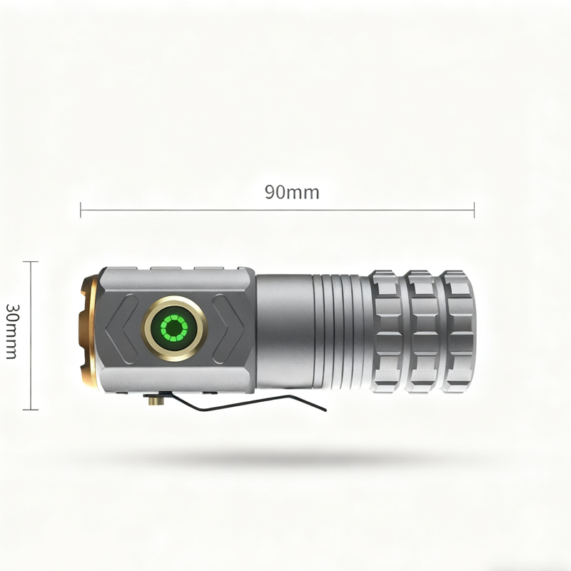 Mini Portable Flashlight with Rechargeable Battery