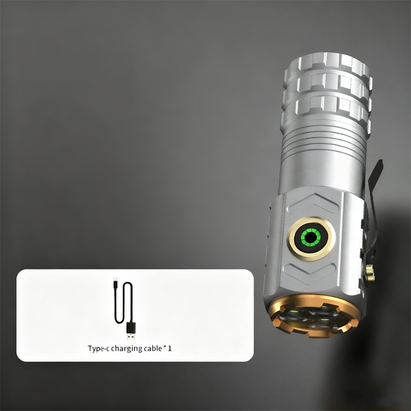 Mini Portable Flashlight with Rechargeable Battery