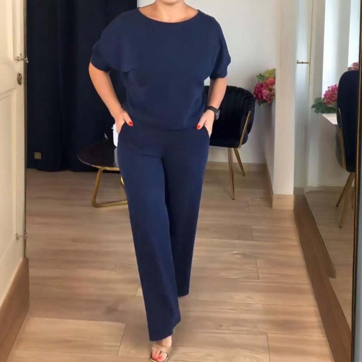💜 LAST DAY PROMOTION 50%OFF 💜Elegant 3-piece set including long cardigan, top and pants💞