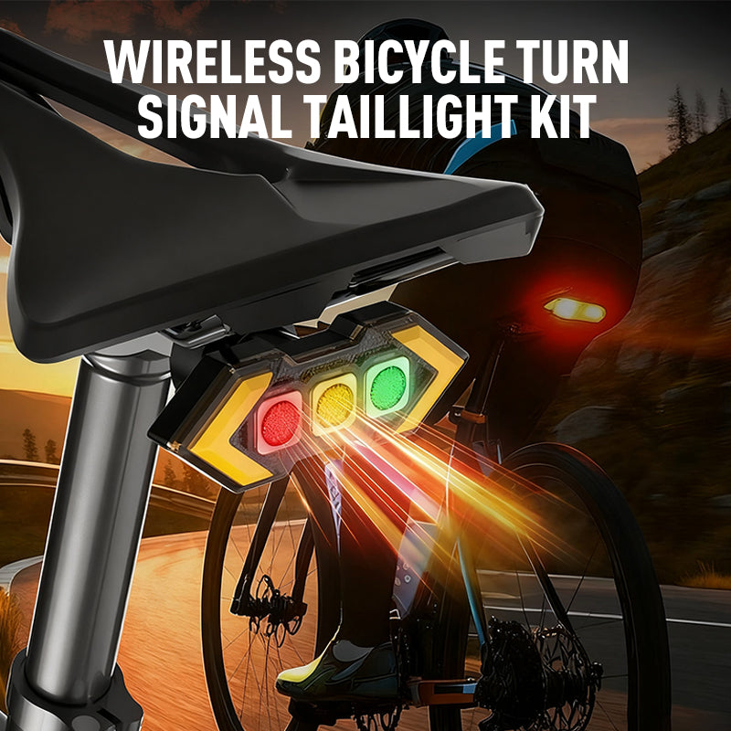 Kit de luces traseras de señal de giro inalámbrica para bicicleta