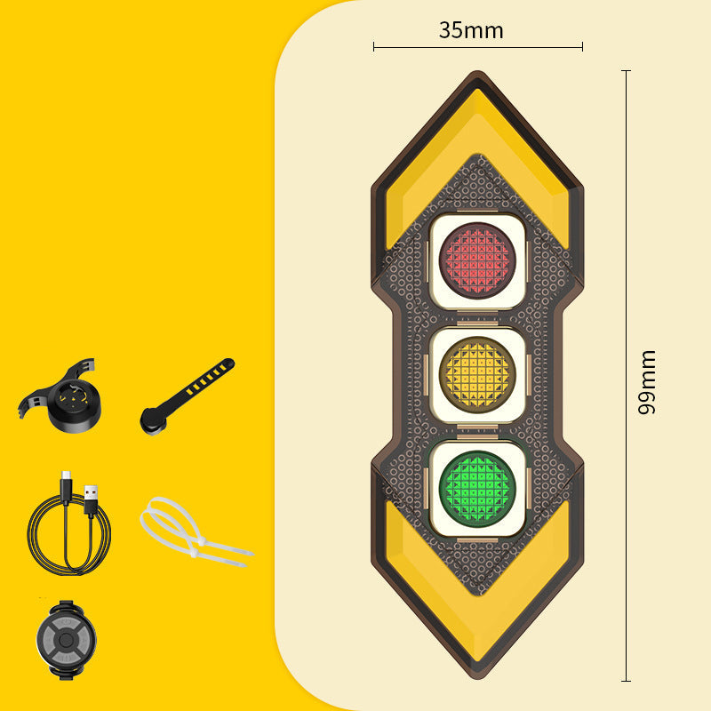 Kit de luces traseras de señal de giro inalámbrica para bicicleta