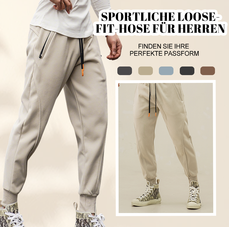 💥Limited-time offer: 50% off-sporty loose-fit pants for men with drawstring
