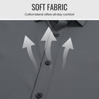 🔥LAST DAY SALE 50% OFF🔥Men's Solid Color Lapel Long Sleeve Button-Down Shirts