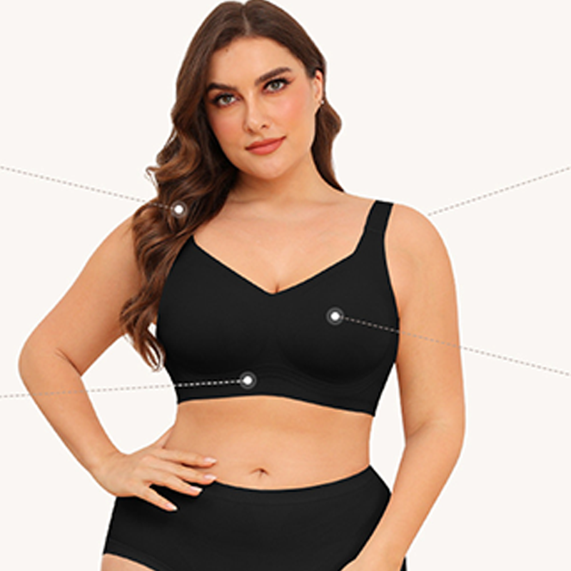 💜 LAST DAY PROMOTION - 50% OFF💜Women's Seamless Full Coverage Wireless Bra