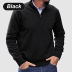 Men's Casual Long-Sleeve Quarter-Zip Sweater
