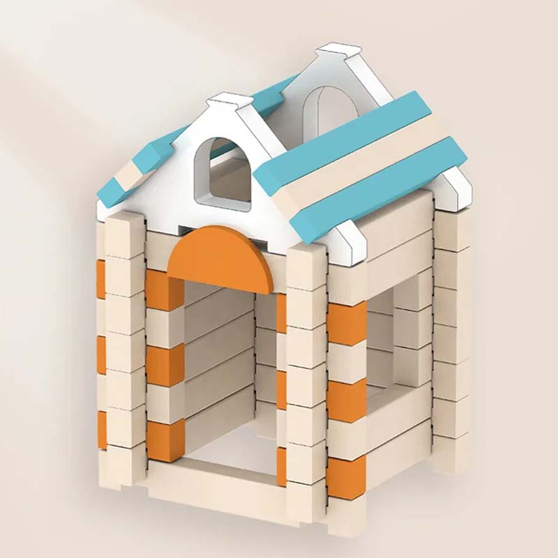 Blocs de construction éducatifs en bois