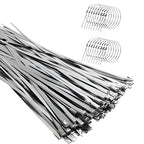 Heavy-Duty Self-Locking Stainless Steel Cable Ties