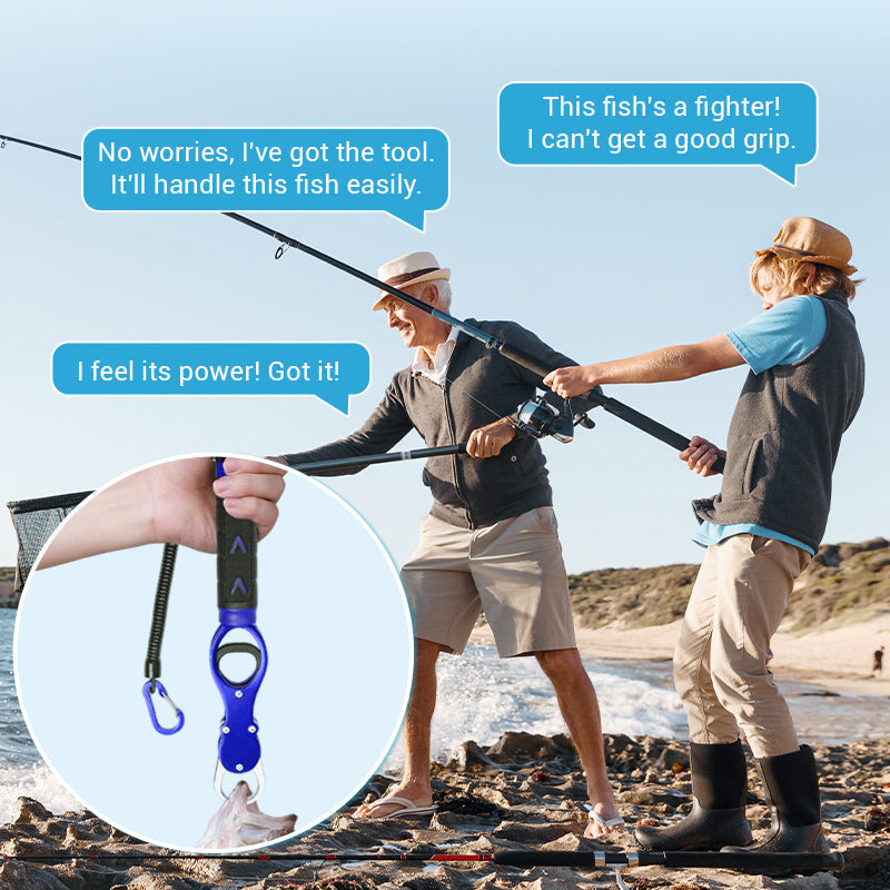 🎣Hot Sale Clearance Sale 50% OFF💥Aluminum Alloy Fish Lip Gripper with Scale