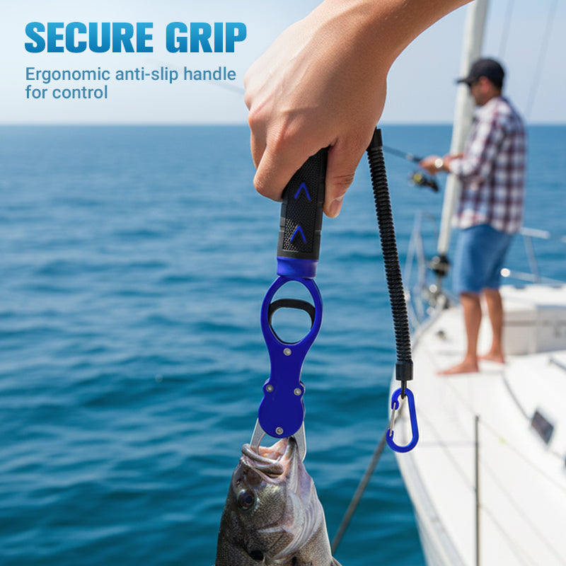 🎣Hot Sale Clearance Sale 50% OFF💥Aluminum Alloy Fish Lip Gripper with Scale