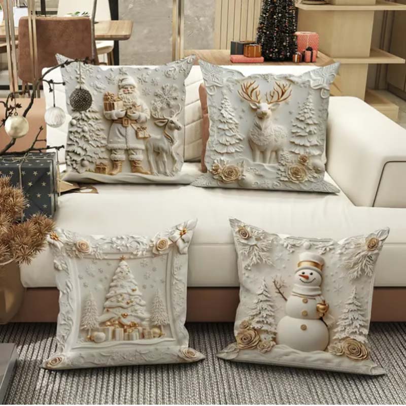 🎅🏻✨Christmas Sale 50% OFF!!🎁Elegant Christmas Decorative Pillow Covers