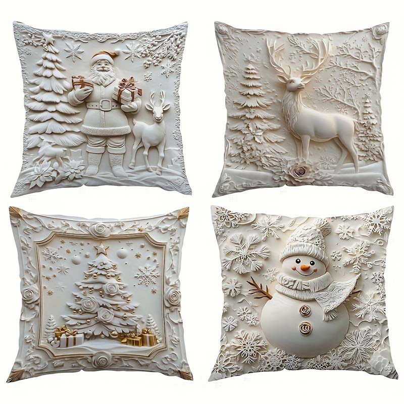 🎅🏻✨Christmas Sale 50% OFF!!🎁Elegant Christmas Decorative Pillow Covers