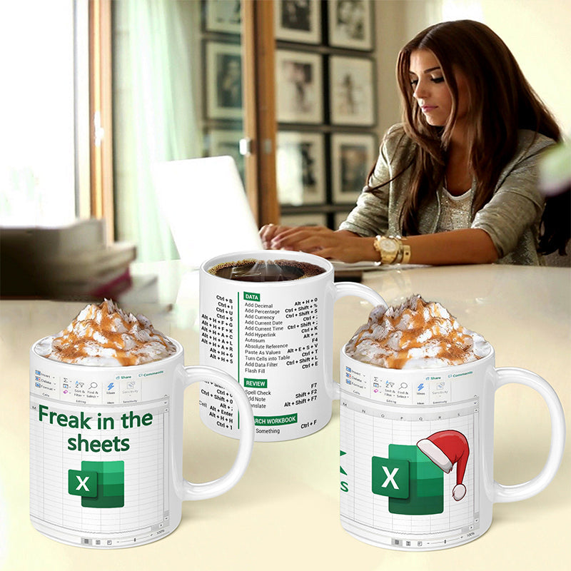 Humorous Excel Spreadsheet Mug