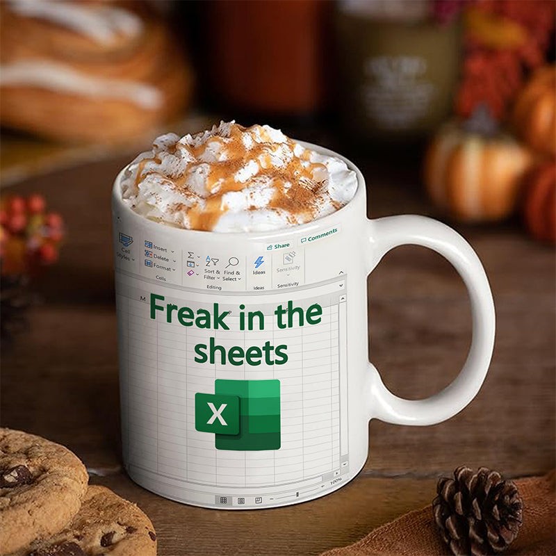 Humorous Excel Spreadsheet Mug