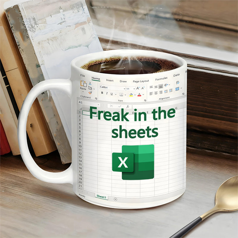 Humorous Excel Spreadsheet Mug