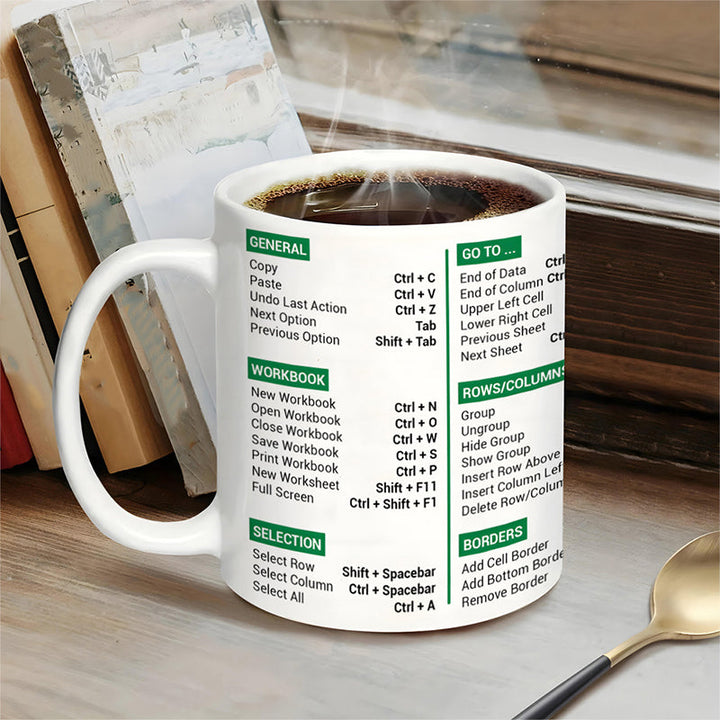 Humorous Excel Spreadsheet Mug