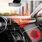 🚗🔥 2-in-1 Portable Car Heater & Fan - 360° Rotation, Quick Defrost, Heating & Cooling, Ultra-Quiet & Lightweight for All Seasons!